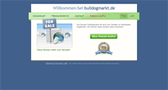 Desktop Screenshot of bulldogmarkt.de
